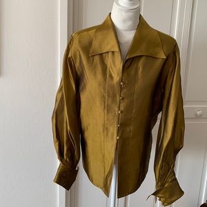 Saks Fifth Avenue Collection Starington Blouses by Charlotte Silk Blouse - sz 8